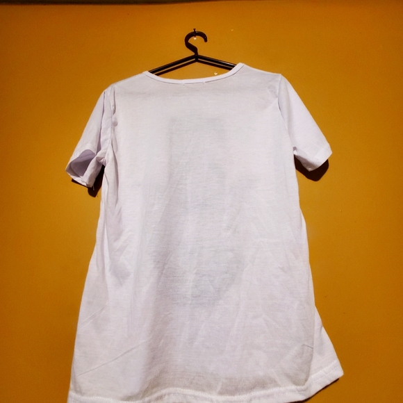Large white tshirt "ou chun liang dian" - Picture 3 of 3